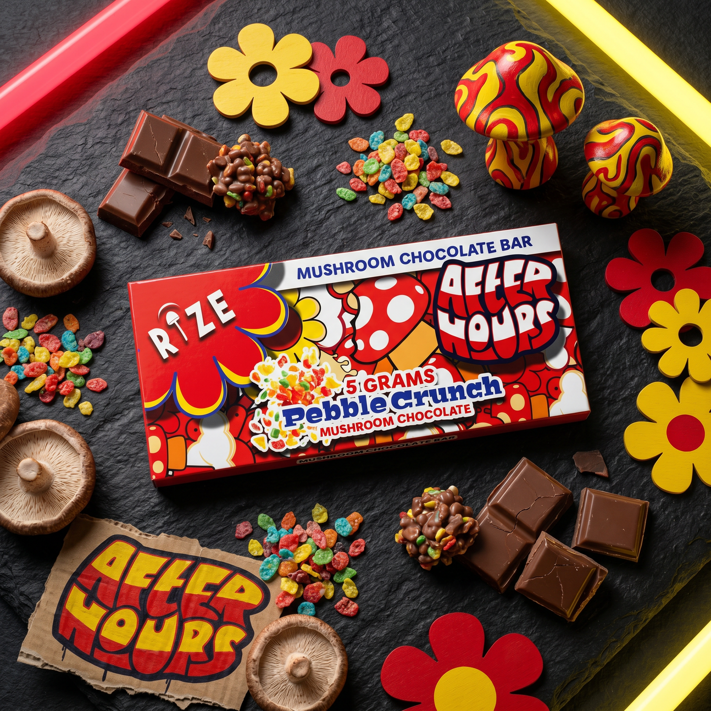 After Hours x Rize - Mushroom Choco Bars (5 g)